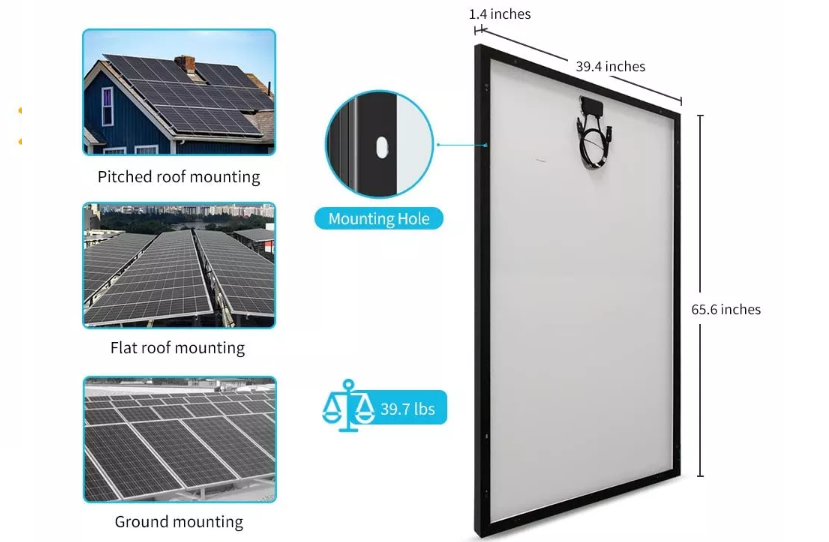 solar panel layout install