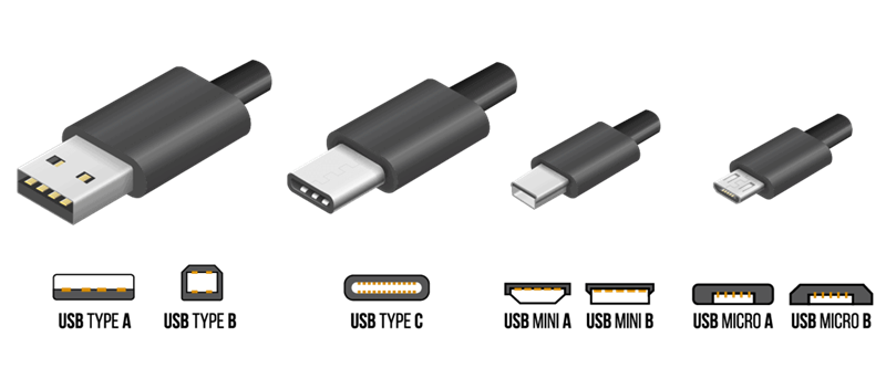 4types of usb header