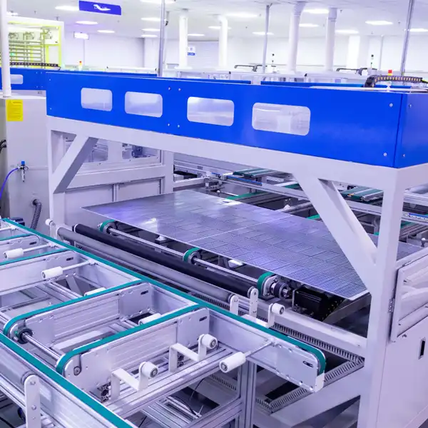 solar panel manufacturing automatic process system scaled